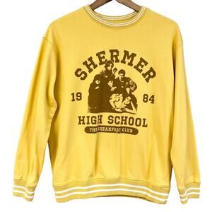The Breakfast Club Sweatshirt Womens Small Shermer High School Varsity Brat Pack